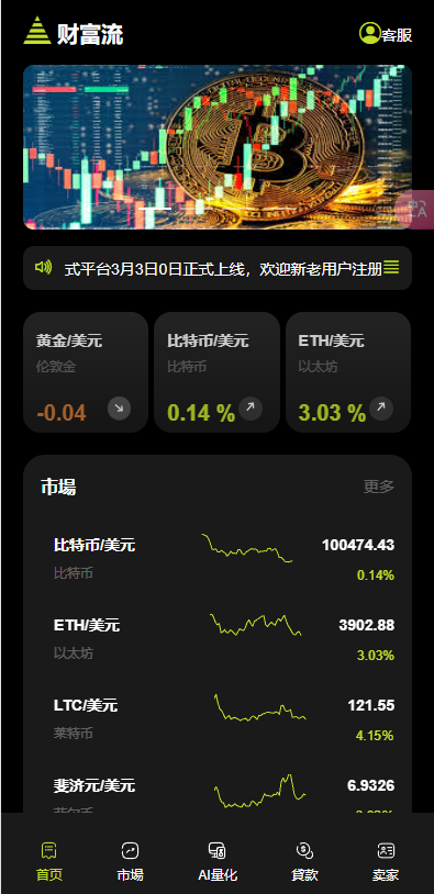 图片[3]-WealthFlow源码交易所多语言/外汇/期货/美元/借贷/质押/场控游客模拟账户系统源码-970kk