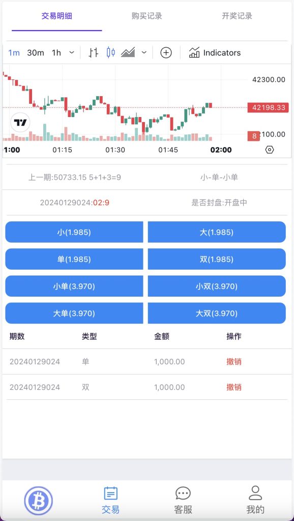 图片[4]-BTC虚拟币投注竞猜源码大小单双中英文双语游戏平台系统-970kk