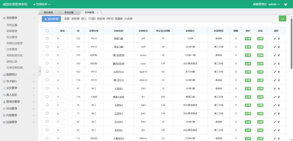 图片[10]-大富二开威登菜双玩法，支持WAP手机端自适应，大富彩票源码，20分钟一期修复，附安装教程，运营级别。-970kk