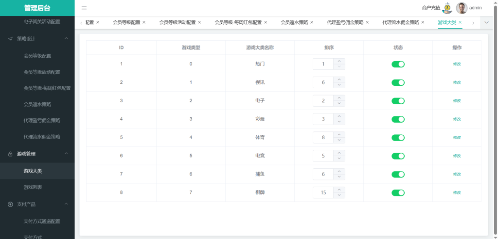 图片[11]-首发多语言亚新体育源码系统包网源码/综合盘源码/新增余额宝借贷抢红包轮盘完整运营版+可对接API+视频搭建教程+带usdt支付-970kk