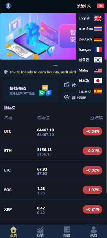 首发多语言新版微交易源码系统K线修复,虚拟币交易期货/合约/币币/微盘源码-970kk