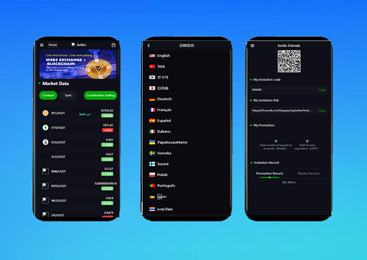 首发修复版全新UI多语言海外交易所源码/UNIAPP已经修复/补充了教程-970kk